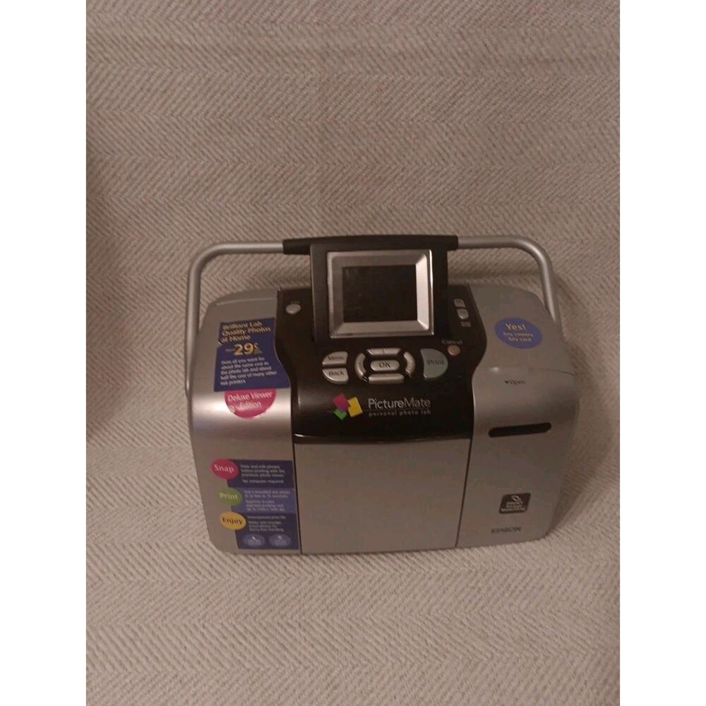 Epson Picture Mate Portable Photo Printer Personal Photo Lab Home B271A *Works*
